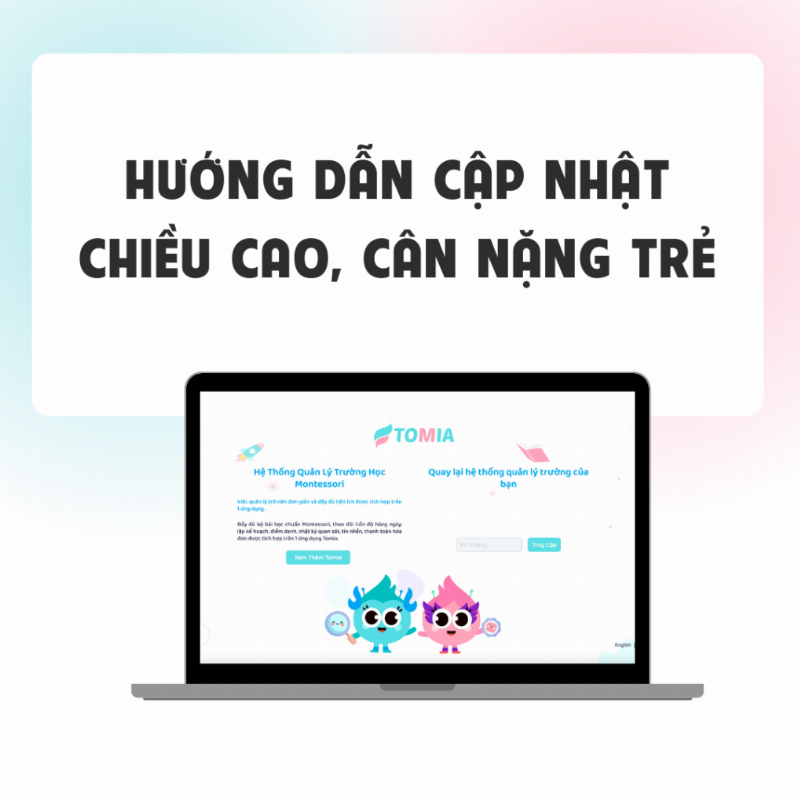 Cập nhật thông tin chiều cao
