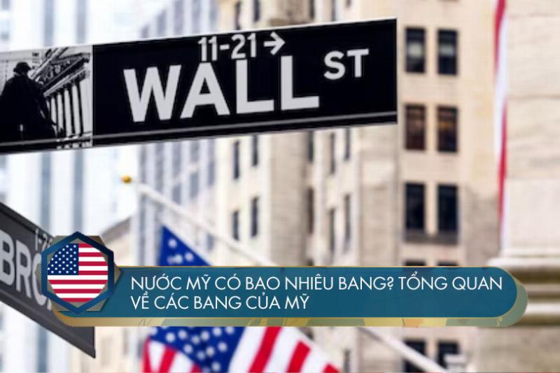 Bản đồ tổng quan nước Mỹ hiển thị các tiểu bang và vùng địa lý chính, giúp hình dung sự rộng lớn và đa dạng của lãnh thổ.