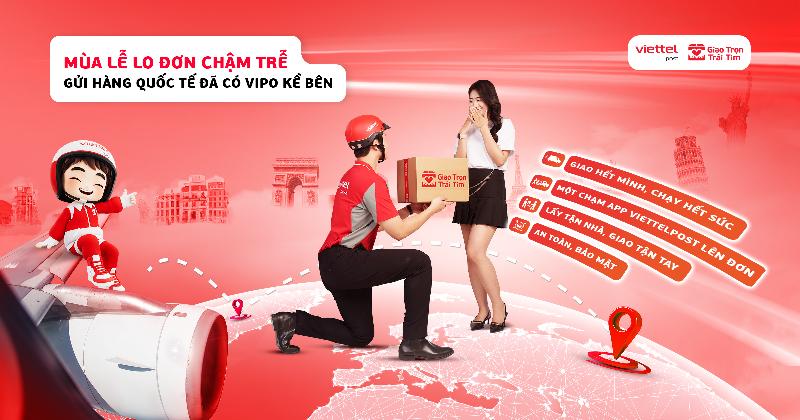 Biểu tượng hoặc hình ảnh minh họa các dịch vụ chính của Viettel Post (chuyển phát nhanh, COD, hỏa tốc,...) với chú thích ngắn gọn
