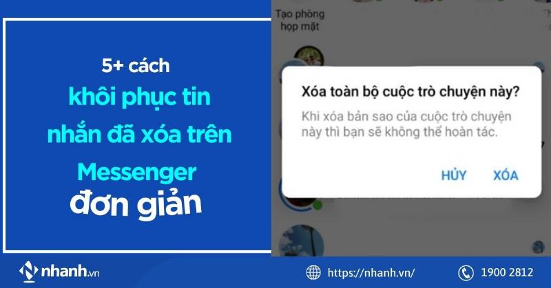 Tùy chọn chỉ chọn tin nhắn trong mục tải dữ liệu Facebook Messenger