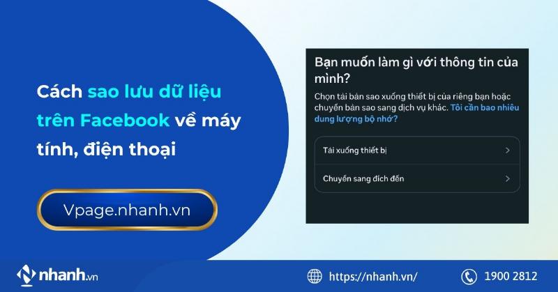 Các tùy chọn định dạng và chất lượng dữ liệu khi tải tin nhắn Messenger