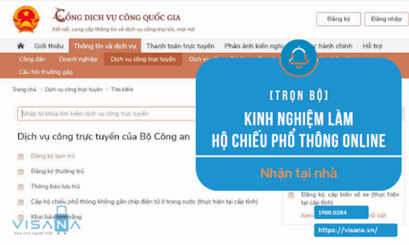 Kinh nghiệm làm hộ chiếu