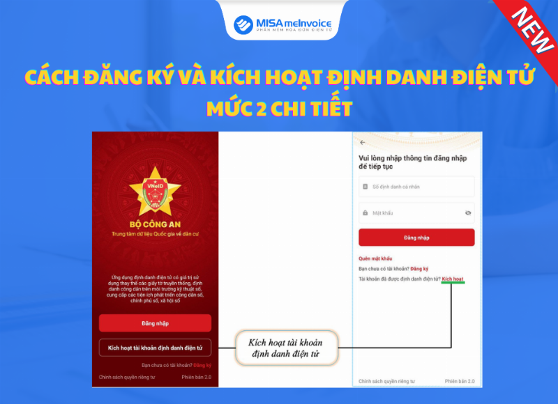Làm mã định danh điện tử mức 2 hoàn toàn miễn phí cho công dân Việt Nam theo quy định mới nhất.