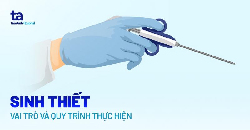 Quy trình lấy mẫu sinh thiết từ cơ thể bệnh nhân để gửi đến phòng xét nghiệm