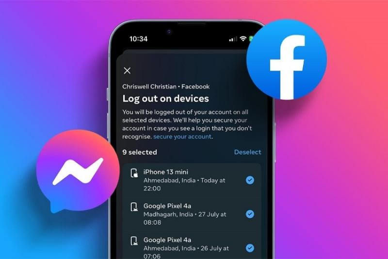 Đăng xuất khỏi ứng dụng Messenger hoặc Facebook trên máy tính sau khi sử dụng, đặc biệt ở nơi công cộng