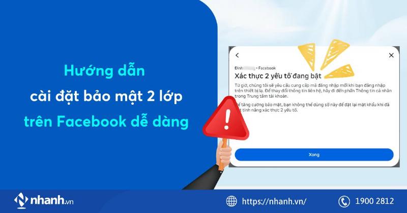 Thiết lập Xác thực hai yếu tố (2FA) cho tài khoản Facebook để bảo vệ Messenger