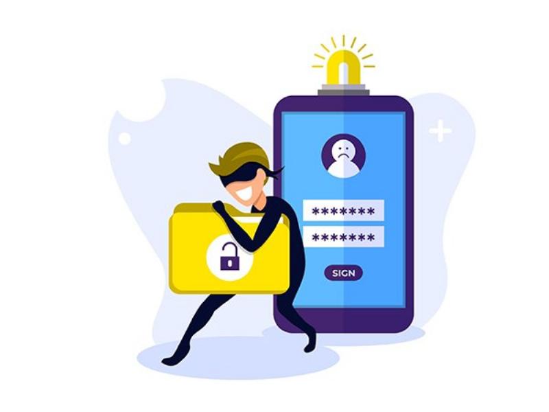 Canh bao bao mat hien thi khi quet ma qr doc hai tren laptop hoac dien thoai