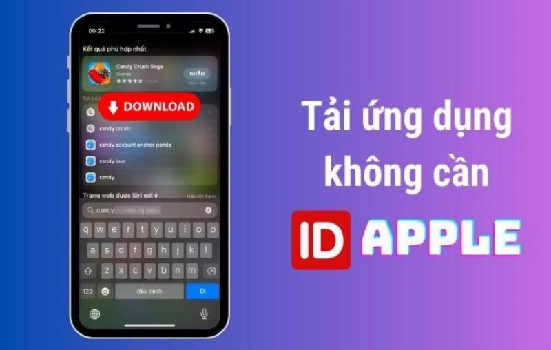 Kết quả tìm kiếm trong Mac App Store, chọn ứng dụng Messenger chính thức, hướng dẫn cách tải Messenger trên máy tính Mac.