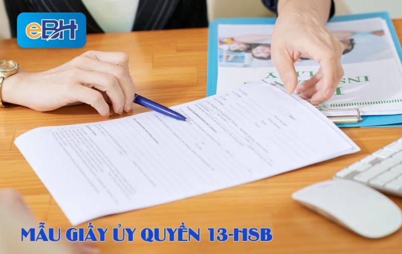 Hình minh họa một mẫu giấy ủy quyền cơ bản, hiển thị các mục cần điền khi viết giấy ủy quyền