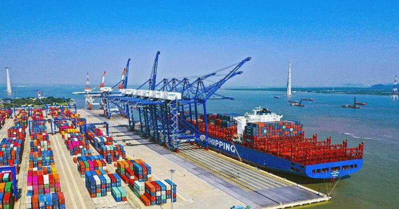 Minh họa trách nhiệm của người mua trong giao dịch FOB xuất nhập khẩu, bao gồm thuê tàu, mua bảo hiểm, làm thủ tục nhập khẩu, và vận chuyển hàng về kho sau khi dỡ tàu.