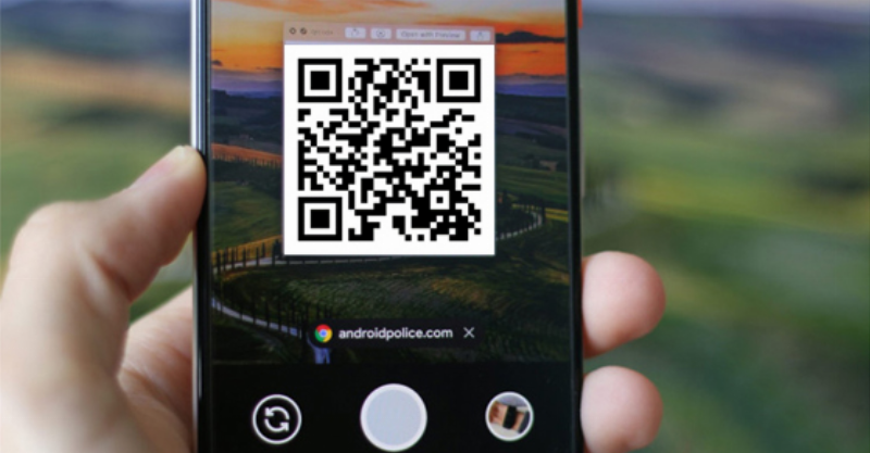 Man hinh trang web online de tai anh hoac quet ma qr tu laptop