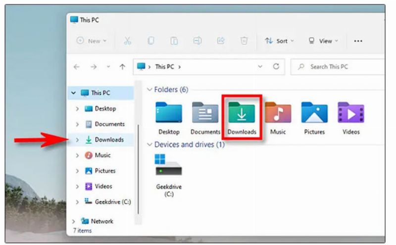 Hướng dẫn tìm kiếm tệp đã tải xuống trên máy tính Windows, vị trí thư mục Downloads