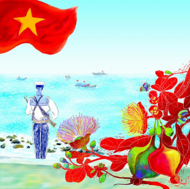 Hình ảnh minh họa xây dựng sự kiên cường và hy vọng, với hình ảnh mầm cây đâm chồi từ đất khô cằn